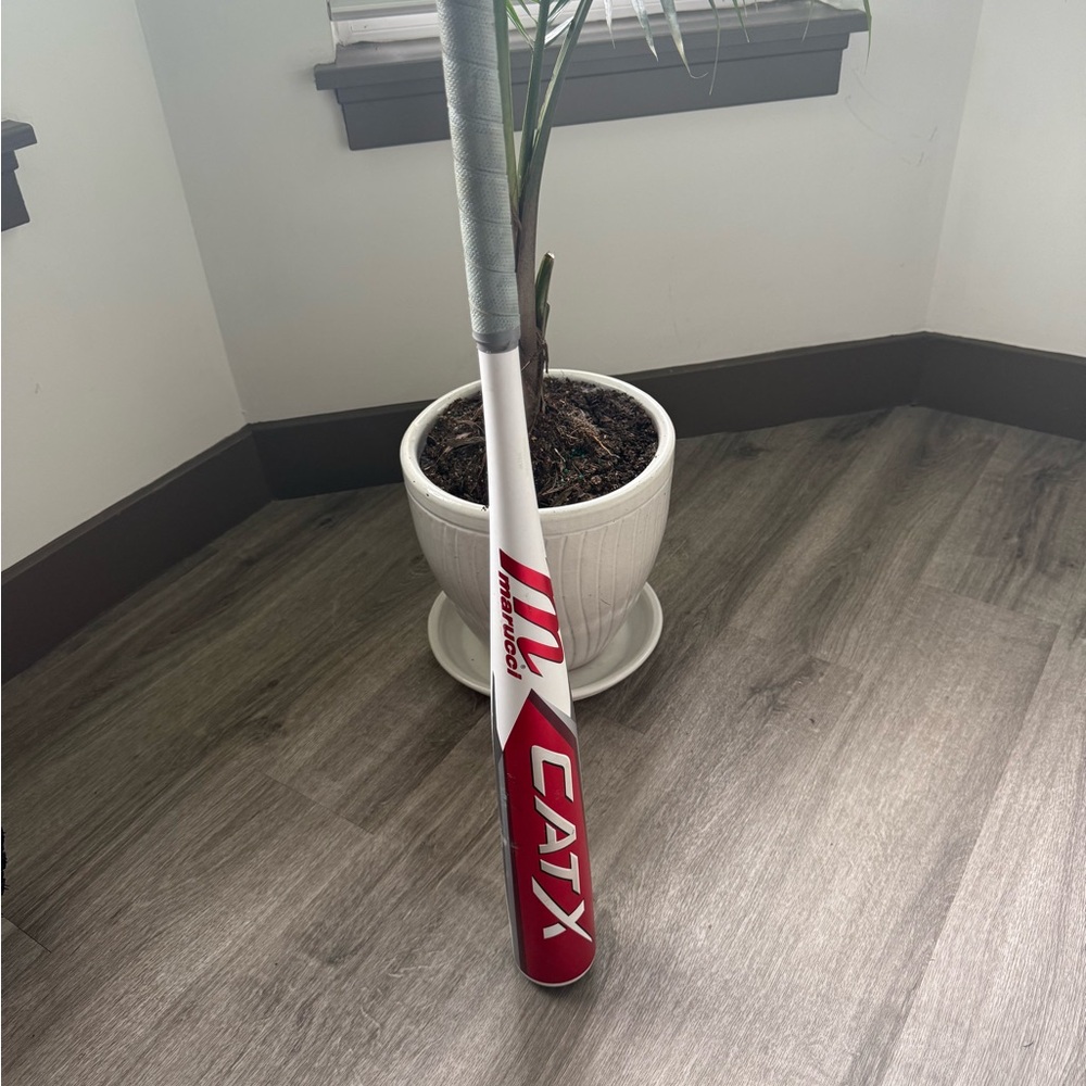 Marucci CATX Baseball Bat - Red and Silver